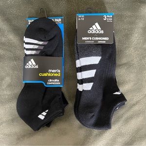 Men’s Low Cushioned Adidas Socks (6 prs) NWT